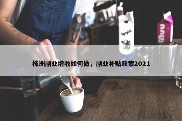 株洲副业增收如何做，副业补贴政策2021