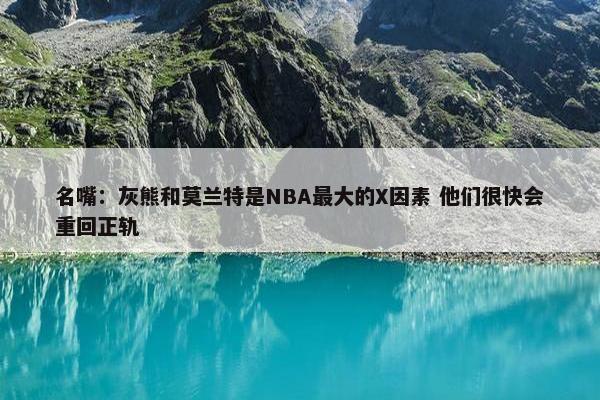 名嘴：灰熊和莫兰特是NBA最大的X因素 他们很快会重回正轨