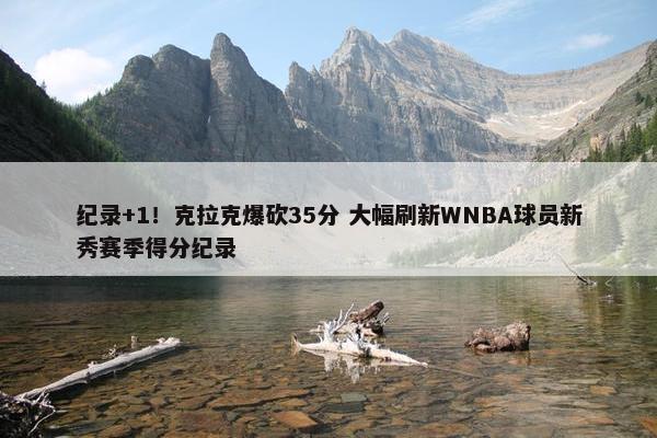 纪录+1！克拉克爆砍35分 大幅刷新WNBA球员新秀赛季得分纪录