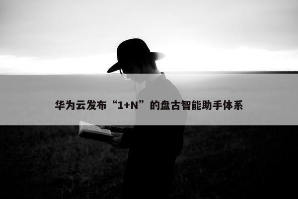 华为云发布“1+N”的盘古智能助手体系