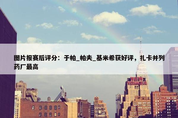 图片报赛后评分：于帕_帕夫_基米希获好评，扎卡并列药厂最高