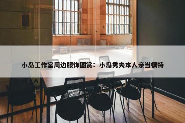 小岛工作室周边服饰图赏：小岛秀夫本人亲当模特