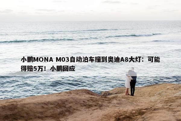 小鹏MONA M03自动泊车撞到奥迪A8大灯：可能得赔5万！小鹏回应