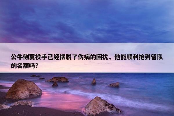 公牛侧翼投手已经摆脱了伤病的困扰，他能顺利抢到留队的名额吗？