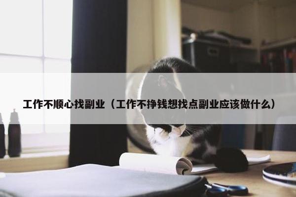 工作不顺心找副业（工作不挣钱想找点副业应该做什么）