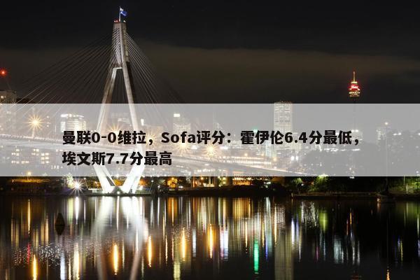 曼联0-0维拉，Sofa评分：霍伊伦6.4分最低，埃文斯7.7分最高